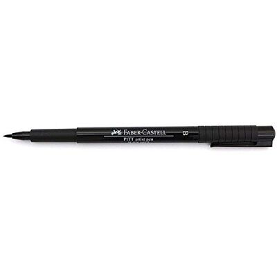 Faber-Castell 167499 Penna a inchiostro Pitt artist pen pennello, larghezza linea B, colore 199, nero, 1 pz. Faber-Castell 167499 Penna a inchiostro Pitt artist pen pennello, larghezza linea B, colore 199, nero, 1 pz.