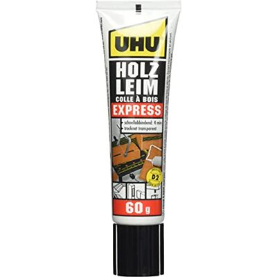 UHU Express Colla per legno, 60 g, colorata UHU Express Colla per legno, 60 g, colorata