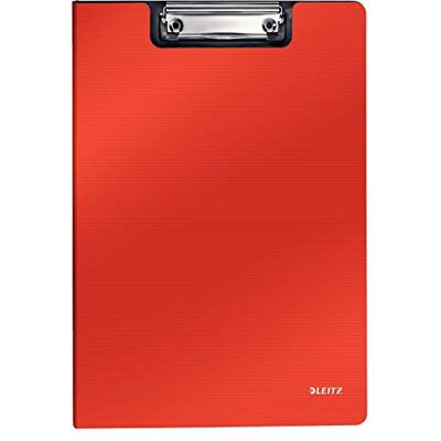 Leitz Cartella a Morsetto Rigida, in Polistirolo, Formato A4, Rosso Leitz Cartella a Morsetto Rigida, in Polistirolo, Formato A4, Rosso