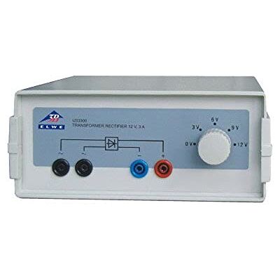 3B Scientific U33300-230 Trasformatore con Raddrizzatore, 3/6/9/12 V, 3 A, 230 V, 50/60 Hz 3B Scientific U33300-230 Trasformatore con Raddrizzatore, 3/6/9/12 V, 3 A, 230 V, 50/60 Hz