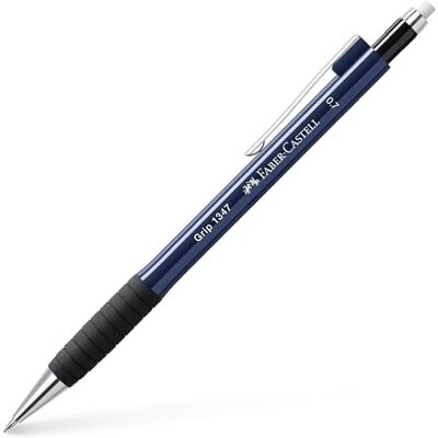 Faber-Castell Portamine GRIP 1347 0,7 mm blu navy Con zona antiscivolo, gomma integrata e mina anti-rottura, durezza B Faber-Castell Portamine GRIP 1347 0,7 mm blu navy Con zona antiscivolo, gomma integrata e mina anti-rottura, durezza B
