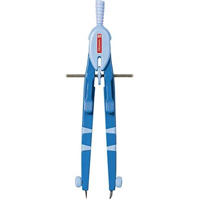 BRUNNEN 104954090 Bussola a molla, lunghezza 170 mm, in valigetta di plastica infrangibile con coperchio trasparente, codice colore: Azzurro"Peak 4" (per cerchi fino a 38 cm di diametro BRUNNEN 104954090 Bussola a molla, lunghezza 170 mm, in valigetta di plastica infrangibile con coperchio trasparente, codice colore: Azzurro"Peak 4" (per cerchi fino a 38 cm di diametro