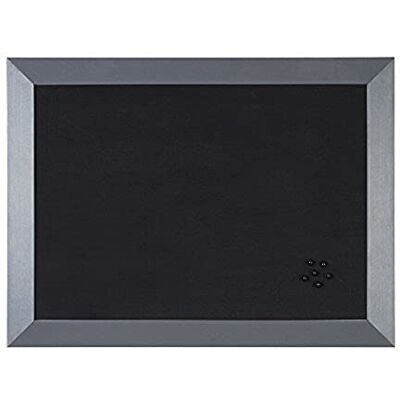 Bi-Office Bacheca Kamashi, 90x60, Grigio Oscuro Bi-Office Bacheca Kamashi, 90x60, Grigio Oscuro