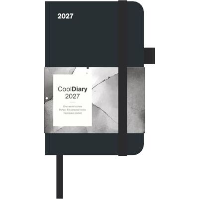 Alpha Cool Diary Black 2027: Taschenkalender 9x14 cm Wochenplaner mit 4-sprachigem Kalendarium, internationalen Feiertagen, Stifthalter & Elastikband, für Beruf, Schule & Alltag Alpha Cool Diary Black 2027: Taschenkalender 9x14 cm Wochenplaner mit 4-sprachigem Kalendarium, internationalen Feiertagen, Stifthalter & Elastikband, für Beruf, Schule & Alltag