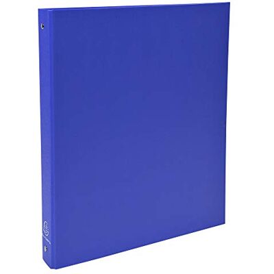 Exacompta Confezione da 20 Raccoglitori Foderati Polipropilene 4 Anelli Tondi 30 mm Dorso 40 mm Dimension Esterne 26x32 cm per Formato A4 Blu Exacompta Confezione da 20 Raccoglitori Foderati Polipropilene 4 Anelli Tondi 30 mm Dorso 40 mm Dimension Esterne 26x32 cm per Formato A4 Blu