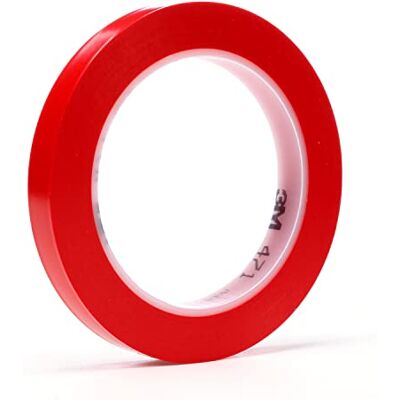 3M Nastro con Film Vinilico 471, 19 mm X 33 m, 48 Pezzi, Rosso 3M Nastro con Film Vinilico 471, 19 mm X 33 m, 48 Pezzi, Rosso