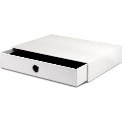 Rössler Papier S.O.H.O. Cassetto per DIN A4, con Grifflock, edizione speciale bianca, 343 x 250 x 65 mm, 1 pezzo Rössler Papier S.O.H.O. Cassetto per DIN A4, con Grifflock, edizione speciale bianca, 343 x 250 x 65 mm, 1 pezzo