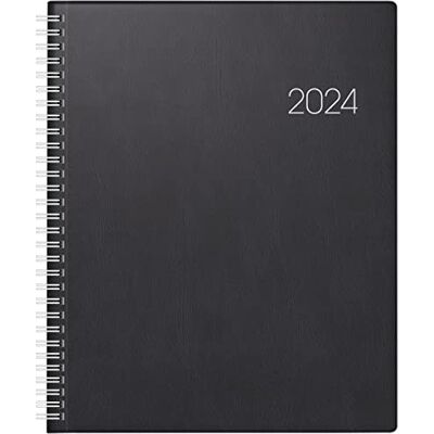 BRUNNEN Agenda settimanale modello Manager Wt 7 – weektimer® 2024 2 pagine = 1 settimana formato foglio 21 x 26 cm, nero BRUNNEN Agenda settimanale modello Manager Wt 7 – weektimer® 2024 2 pagine = 1 settimana formato foglio 21 x 26 cm, nero
