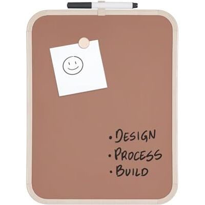 Bi-Office Lavagna magnetica Easy Chestnut, 27,9x35,5cm, superficie in acciaio laccato, montatura in plastica beige Bi-Office Lavagna magnetica Easy Chestnut, 27,9x35,5cm, superficie in acciaio laccato, montatura in plastica beige