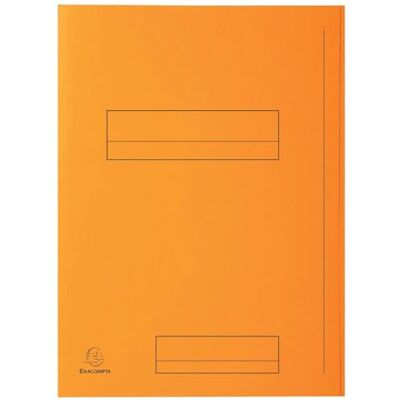 Exacompta Cartelle con Alette, 24x32 cm, Arancio Exacompta Cartelle con Alette, 24x32 cm, Arancio