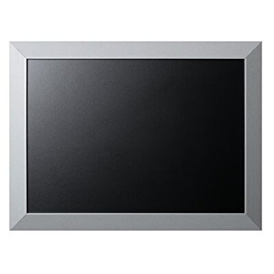 Bi-Office Lavagna Nera Per Gesso Kamashi Glam, Cornice MDF Argento, 60 x 45 cm Bi-Office Lavagna Nera Per Gesso Kamashi Glam, Cornice MDF Argento, 60 x 45 cm