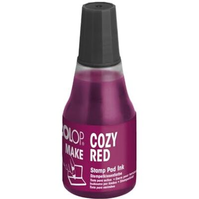 COLOP Ricarica per tampone MAKE 25 ml, rosso cozy COLOP Ricarica per tampone MAKE 25 ml, rosso cozy