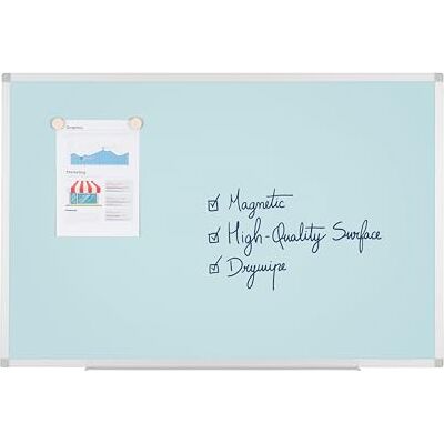 Bi-Office Ayda Lavagna Magnetica Sky, 120 x 90cm, Superficie in Acciaio Laccato, Cornice in Alluminio Bi-Office Ayda Lavagna Magnetica Sky, 120 x 90cm, Superficie in Acciaio Laccato, Cornice in Alluminio