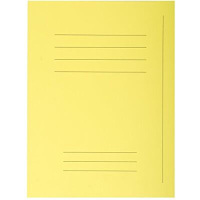 Exacompta Cartelle Semplici, 24x32 cm, Giallo Exacompta Cartelle Semplici, 24x32 cm, Giallo