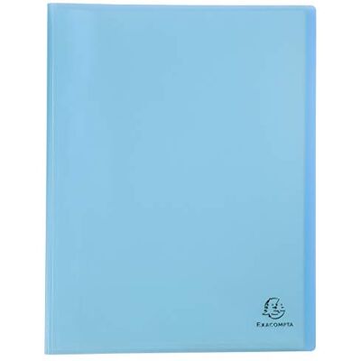 Exacompta Rif. 88472E Confezione da 5 portadocumenti Chromaline Pastel 40 buste in cristallo liscio 80 viste per A4 dim 24 x 32 cm copertina in polipro riciclato traslucido blu pastello Exacompta Rif. 88472E Confezione da 5 portadocumenti Chromaline Pastel 40 buste in cristallo liscio 80 viste per A4 dim 24 x 32 cm copertina in polipro riciclato traslucido blu pastello