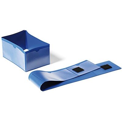 Durable Busta a fascia per piede pallet, 596x75x0,8 mm (LxHxP), blu, confezione da 50 pezzi Durable Busta a fascia per piede pallet, 596x75x0,8 mm (LxHxP), blu, confezione da 50 pezzi