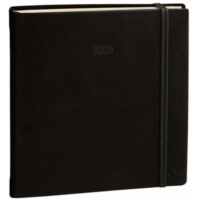 Quo Vadis Agenda ESECUTIVO PREST Multilingua Anno 2027 Colore Nero Formato 16x16 cm Settimanale 13 Mesi Dicembre-Dicembre Carta Avorio Copertina Rigida Morbida al Tatto Con Elastico Silk Quo Vadis Agenda ESECUTIVO PREST Multilingua Anno 2027 Colore Nero Formato 16x16 cm Settimanale 13 Mesi Dicembre-Dicembre Carta Avorio Copertina Rigida Morbida al Tatto Con Elastico Silk