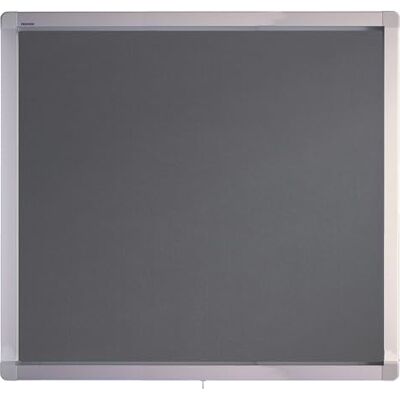 Franken ECco Bacheca per 6 fogli formato A4, apertura a battente, 75 x 70,4 x 4,5 cm, colore: grigio Franken ECco Bacheca per 6 fogli formato A4, apertura a battente, 75 x 70,4 x 4,5 cm, colore: grigio
