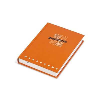 Pigna , Diario MONOCROMO GREEN, f.to 13,2 x 18,3 cm., 12 mesi, data libera, ARANCIO Pigna , Diario MONOCROMO GREEN, f.to 13,2 x 18,3 cm., 12 mesi, data libera, ARANCIO