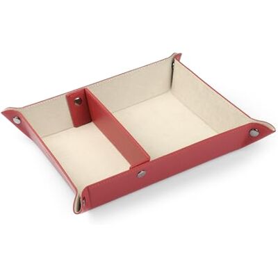 Londo Vassoio Organizer in Pelle Organizzatore Pratico Contenitore per Portafogli, Orologi, Chiavi, Monete, Telefoni Cellulari e Attrezzature per Ufficio Londo Vassoio Organizer in Pelle Organizzatore Pratico Contenitore per Portafogli, Orologi, Chiavi, Monete, Telefoni Cellulari e Attrezzature per Ufficio