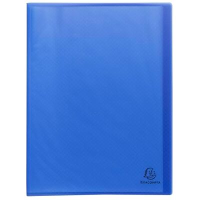 Exacompta Rif. Confezione da 5 pellicole protettive Opak riciclate, 30 buste a grana 60 viste per formato A4 copertina morbida in PP 4/10° semi-opaco, colore: azzurro Exacompta Rif. Confezione da 5 pellicole protettive Opak riciclate, 30 buste a grana 60 viste per formato A4 copertina morbida in PP 4/10° semi-opaco, colore: azzurro