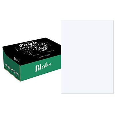 Blake Pure 210 x 297 mm 120 g/m2 Carta() Bianco super wove, Confezione da 500 Blake Pure 210 x 297 mm 120 g/m2 Carta() Bianco super wove, Confezione da 500