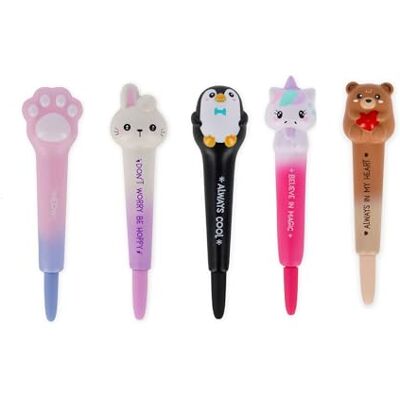 Legami Kit Penne Gel Antistress Squeezies Meow, Bunny, Penguin, Unicorn, Teddy Bear Legami Kit Penne Gel Antistress Squeezies Meow, Bunny, Penguin, Unicorn, Teddy Bear