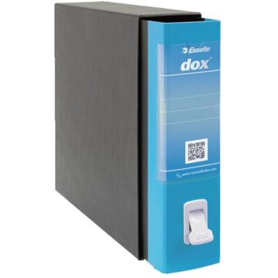 Rexel Dox 2 Raccoglitore a Leva Formato Protocollo D8, A4, Blu Chiaro, Confezione da 1 Pezzo Rexel Dox 2 Raccoglitore a Leva Formato Protocollo D8, A4, Blu Chiaro, Confezione da 1 Pezzo