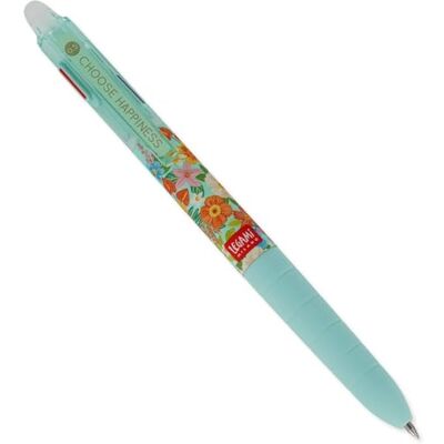 Legami Penna Gel cancellabile 3 Colori, Ricaricabile, Impugnatura ergonomica, ⌀ Punta 0,5 mm, Tema Flowers Legami Penna Gel cancellabile 3 Colori, Ricaricabile, Impugnatura ergonomica, ⌀ Punta 0,5 mm, Tema Flowers
