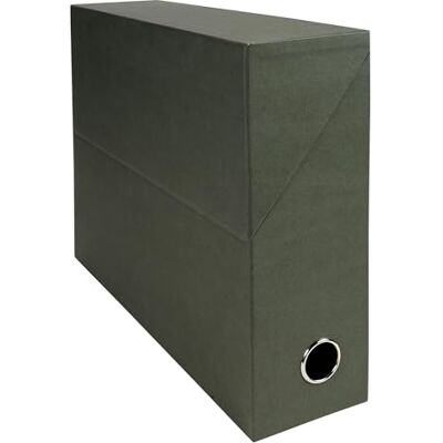 Exacompta Rif. 89521E 5 scatole per trasferimento in carta telata, dorso 90 mm, con occhiello in metallo, per formato A4, dimensioni 25,5 x 34 x 9 cm, colore: nero Exacompta Rif. 89521E 5 scatole per trasferimento in carta telata, dorso 90 mm, con occhiello in metallo, per formato A4, dimensioni 25,5 x 34 x 9 cm, colore: nero