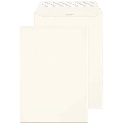 Blake Premium Business 324 x 229 mm 120 g/m2 Tasca Stacca e sigilla () Bianco intenso wove, Confezione da 500 Blake Premium Business 324 x 229 mm 120 g/m2 Tasca Stacca e sigilla () Bianco intenso wove, Confezione da 500