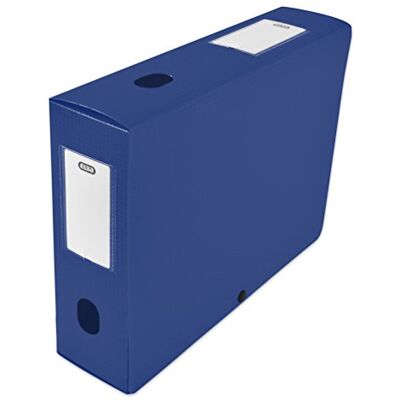 Oxford Elba Scatola da montare dorso di 80 mm in polipropilene opaco, 24 x 32 cm blu Oxford Elba Scatola da montare dorso di 80 mm in polipropilene opaco, 24 x 32 cm blu