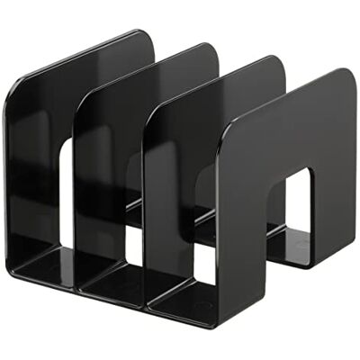 Durable 1701395060 Porta Cataloghi Trend, 3 Comparti, per Cataloghi e Brochure, 215 x 165 x 210 mm, Nero Durable 1701395060 Porta Cataloghi Trend, 3 Comparti, per Cataloghi e Brochure, 215 x 165 x 210 mm, Nero