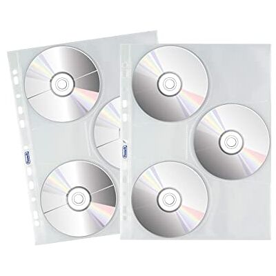 Favorit 100460140 Buste Foratura Universale Porta CD/DVD, Formato Interno Diametro 12(x3) cm, Finitura Liscia Trasparente, 3 Tasche, Sistema di Trattenimento Contenuto, Confezione da 10 Pezzi Favorit 100460140 Buste Foratura Universale Porta CD/DVD, Formato Interno Diametro 12(x3) cm, Finitura Liscia Trasparente, 3 Tasche, Sistema di Trattenimento Contenuto, Confezione da 10 Pezzi