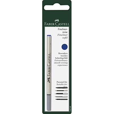 Faber-Castell Minna per pennarello a punta fine blu 0,4 mm Mina di ricambio con inchiostro indelebile e resistente all’acqua per strumenti di scrittura SLIM Faber-Castell Minna per pennarello a punta fine blu 0,4 mm Mina di ricambio con inchiostro indelebile e resistente all’acqua per strumenti di scrittura SLIM