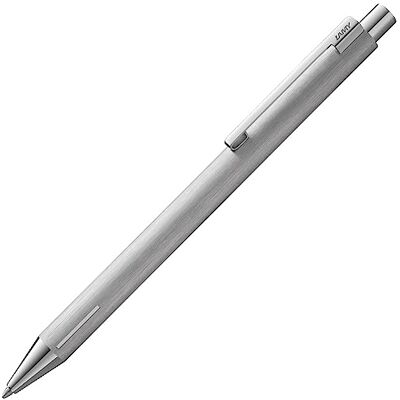 Lamy econ brushed penna a sfera con corpo in acciaio inossidabile caratteristica clip curva e innovativa zona di presa incl. ricarica grande M 16 in larghezza linea M in nero Lamy econ brushed penna a sfera con corpo in acciaio inossidabile caratteristica clip curva e innovativa zona di presa incl. ricarica grande M 16 in larghezza linea M in nero