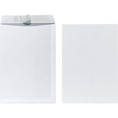 herlitz Busta c4 90 G con chiusura adesiva, confezione da 10 pezzi con stampa interna in pellicola, fogli, bianco 10 pezzi herlitz Busta c4 90 G con chiusura adesiva, confezione da 10 pezzi con stampa interna in pellicola, fogli, bianco 10 pezzi