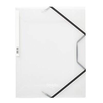 PARDO Tortora – Cartellina pp alette chiusura elastici con motivo Studio Style, colore: trasparente PARDO Tortora – Cartellina pp alette chiusura elastici con motivo Studio Style, colore: trasparente