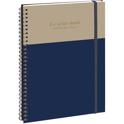 Exacompta Agenda settimanale da ufficio SAD 29S Gustave, 21 x 29,7 cm, da settembre 2026 a dicembre 2027-16 mesi, colore: Marina/Grecia Exacompta Agenda settimanale da ufficio SAD 29S Gustave, 21 x 29,7 cm, da settembre 2026 a dicembre 2027-16 mesi, colore: Marina/Grecia