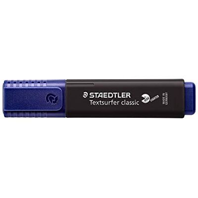 Staedtler textsurfer Classic 364 Edition Colors – Evidenziatore punta smussata 1 A 5 mm Nero, 10 Pezzi Staedtler textsurfer Classic 364 Edition Colors – Evidenziatore punta smussata 1 A 5 mm Nero, 10 Pezzi