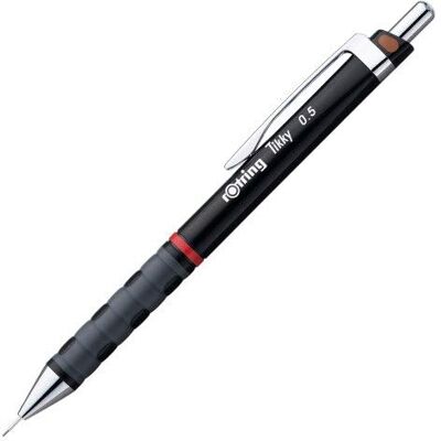 rotring Anello Rosso Matita Portamine Tikky RD 0,50 mm, HB, Nero rotring Anello Rosso Matita Portamine Tikky RD 0,50 mm, HB, Nero