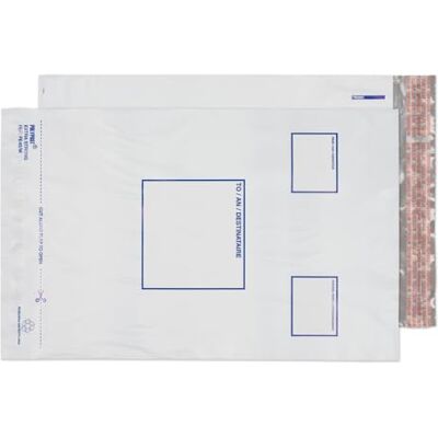 Blake Purely Packaging 255 x 350 mm 50 Mu Polietilene Polypost Stacca e sigilla () Bianco, Confezione da 1000 Blake Purely Packaging 255 x 350 mm 50 Mu Polietilene Polypost Stacca e sigilla () Bianco, Confezione da 1000
