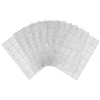 DOJA Barcelona Fogli di Tasche per Monete Pack 12-480 Taschine Pagine per la Raccolta di Monete, Cartelle ad Anelli Standard Fogli Raccoglitore per Organizzazione Perfetta Collezione DOJA Barcelona Fogli di Tasche per Monete Pack 12-480 Taschine Pagine per la Raccolta di Monete, Cartelle ad Anelli Standard Fogli Raccoglitore per Organizzazione Perfetta Collezione