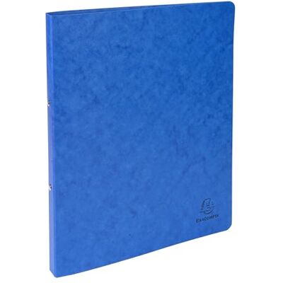 Exacompta Rif. 54252E Cartone da 10 raccoglitori per carta lucida, 2 anelli rotondi diametro 15 mm, dorso 20 mm, dimensioni esterne: 32 x 25 cm, formato A4, colore: blu Exacompta Rif. 54252E Cartone da 10 raccoglitori per carta lucida, 2 anelli rotondi diametro 15 mm, dorso 20 mm, dimensioni esterne: 32 x 25 cm, formato A4, colore: blu