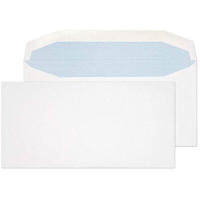 Blake Everyday 110 x 220 mm 110 g/m2 Portafoglio per spedizioni Gommato () Bianco, Confezione da 500 Blake Everyday 110 x 220 mm 110 g/m2 Portafoglio per spedizioni Gommato () Bianco, Confezione da 500