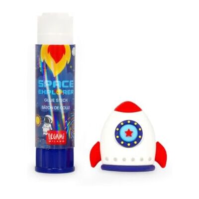 Legami Colla stick Feelin' Glued Rocket di ti aspetta un viaggio sorprendente.A base d'acqua, pensata per la scuola e perfetta per i bambini che vogliono incollare in modo sicuro e gioioso. Legami Colla stick Feelin' Glued Rocket di ti aspetta un viaggio sorprendente.A base d'acqua, pensata per la scuola e perfetta per i bambini che vogliono incollare in modo sicuro e gioioso.