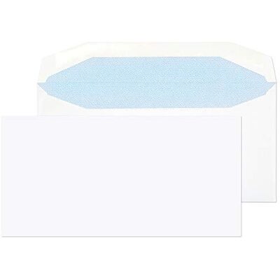 Blake Everyday 110 x 220 mm 90 g/m2 Portafoglio per spedizioni Gommato () Bianco, Confezione da 500 Blake Everyday 110 x 220 mm 90 g/m2 Portafoglio per spedizioni Gommato () Bianco, Confezione da 500