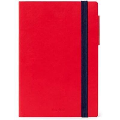 Legami Agenda 16 Mesi Giornaliera, Medium, 2022/2023, 12 x18 cm, Variante Red, in Carta Certificata FSC, da Settembre 2022 a Dicembre 2023, Carta Avorio da 80g/m², con Rubrica Estraibile Legami Agenda 16 Mesi Giornaliera, Medium, 2022/2023, 12 x18 cm, Variante Red, in Carta Certificata FSC, da Settembre 2022 a Dicembre 2023, Carta Avorio da 80g/m², con Rubrica Estraibile