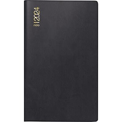 rido/idé Agenda mensile modello GILET-PAgenda 2024, 2 pagine = 1 mese, formato foglio: 7 x 11,8 cm, nero rido/idé Agenda mensile modello GILET-PAgenda 2024, 2 pagine = 1 mese, formato foglio: 7 x 11,8 cm, nero
