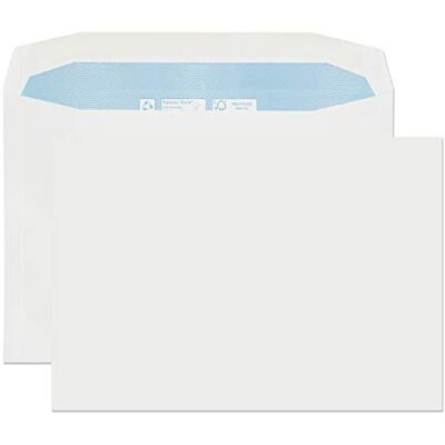 Blake Environmental 229 x 324 mm 100 g/m2 Portafoglio per spedizioni Gommato () Bianco, Confezione da 500 Blake Environmental 229 x 324 mm 100 g/m2 Portafoglio per spedizioni Gommato () Bianco, Confezione da 500